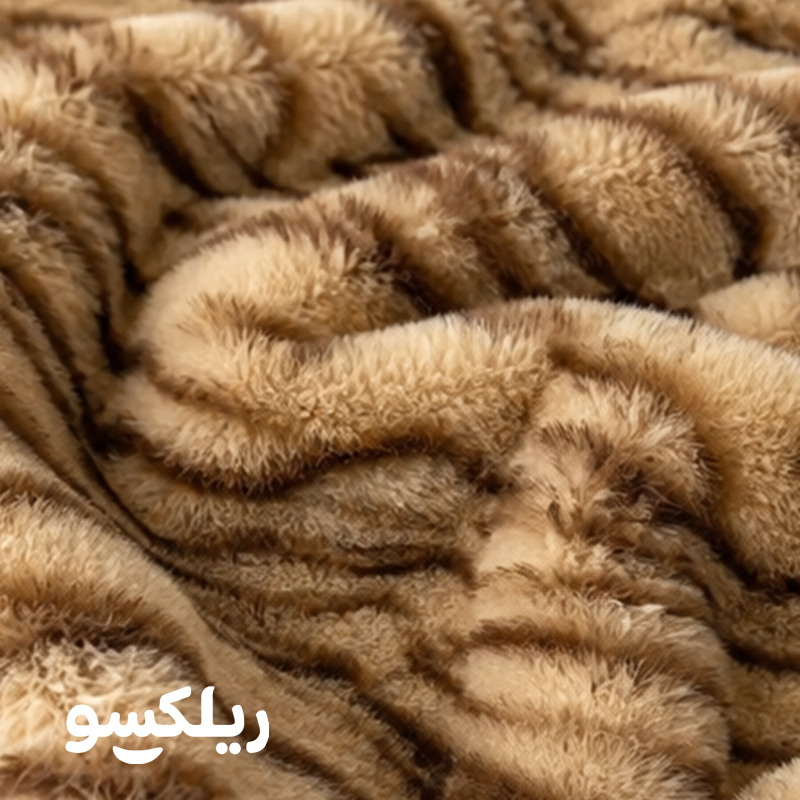 خرید مبل شنی و بین بگ با طرح خز ببری از ریلکسو