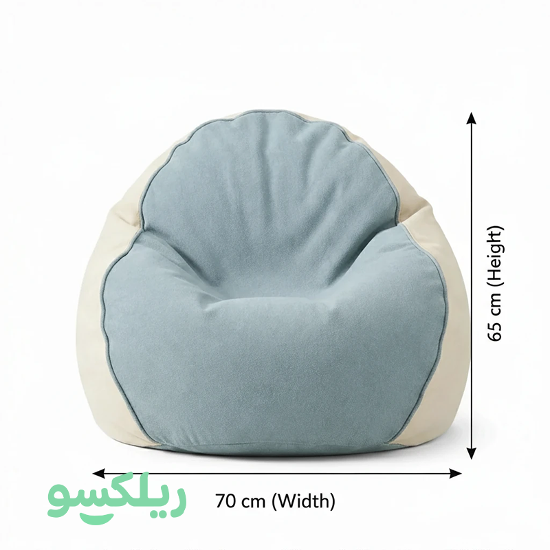 مبل شنی پسرانه آبی سفید مناسب دکوراسیون مدرن اتاق کودک