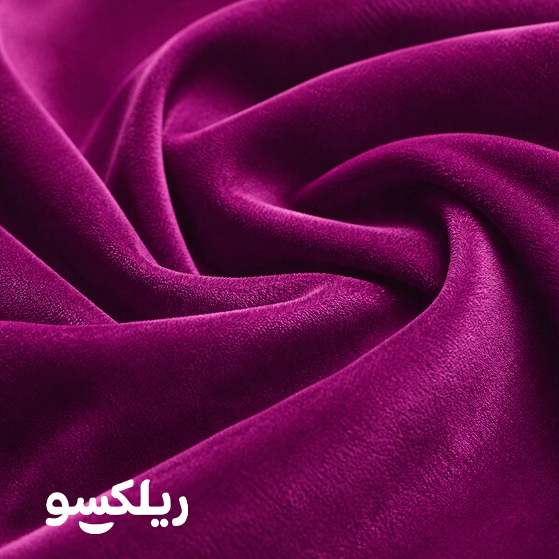 بافت پارچه جاسمین مبل شنی ریلکسو مدل گلد