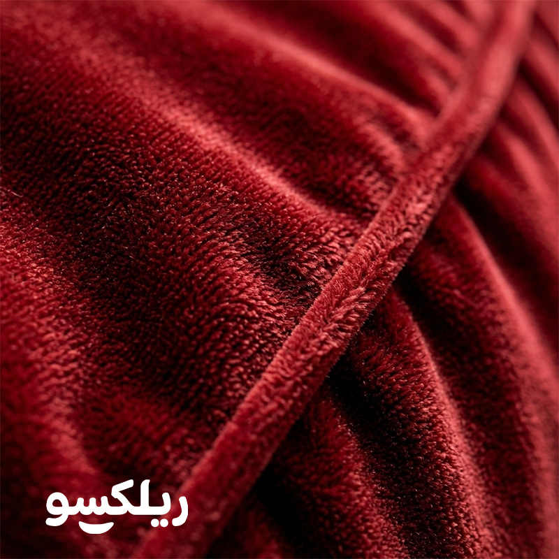 مبل شنی گرد بزرگ پارچه جاسمین