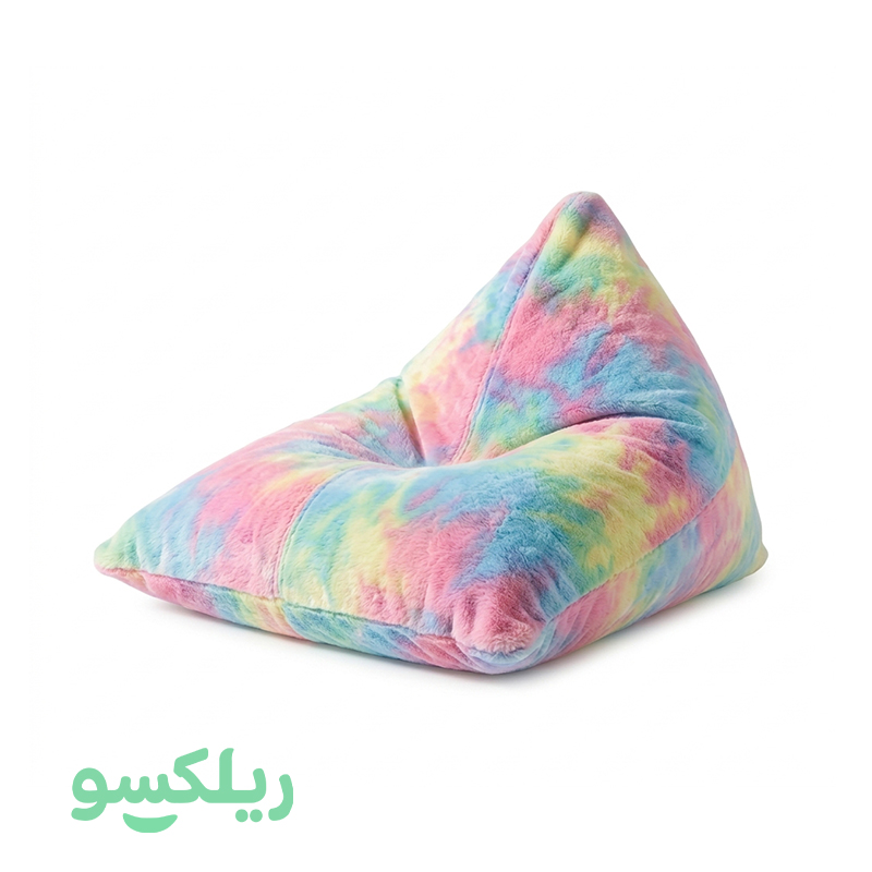 مبل شنی مثلثی رنگین‌کمان ریلکسو